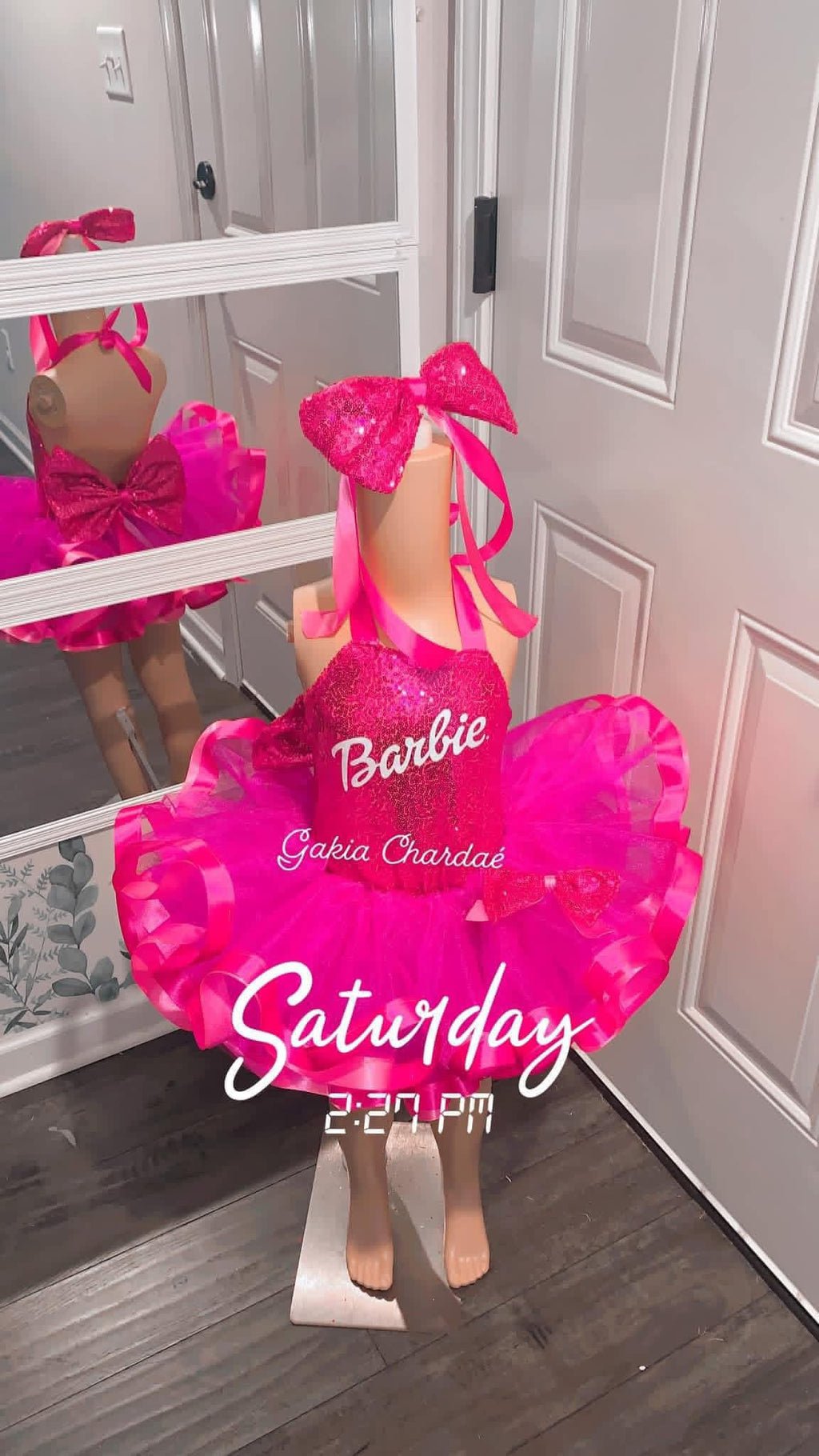 Pretty In Pink Barbie Inspired TuTu Set