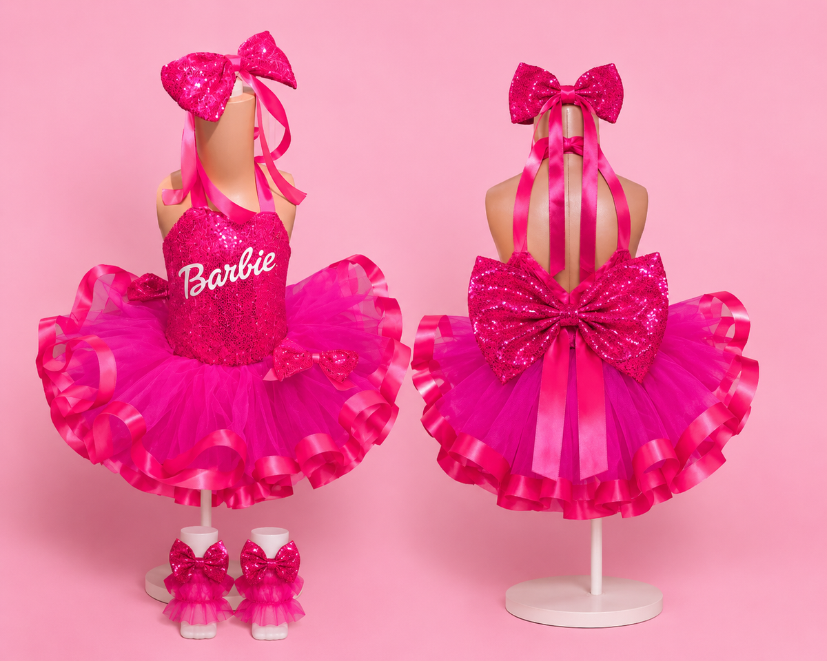 Pretty In Pink Barbie Inspired TuTu Set